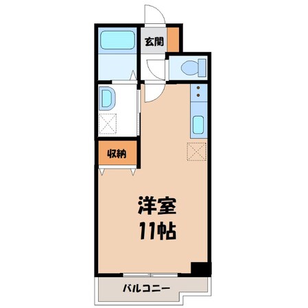 古河駅 徒歩6分 3階の物件間取画像